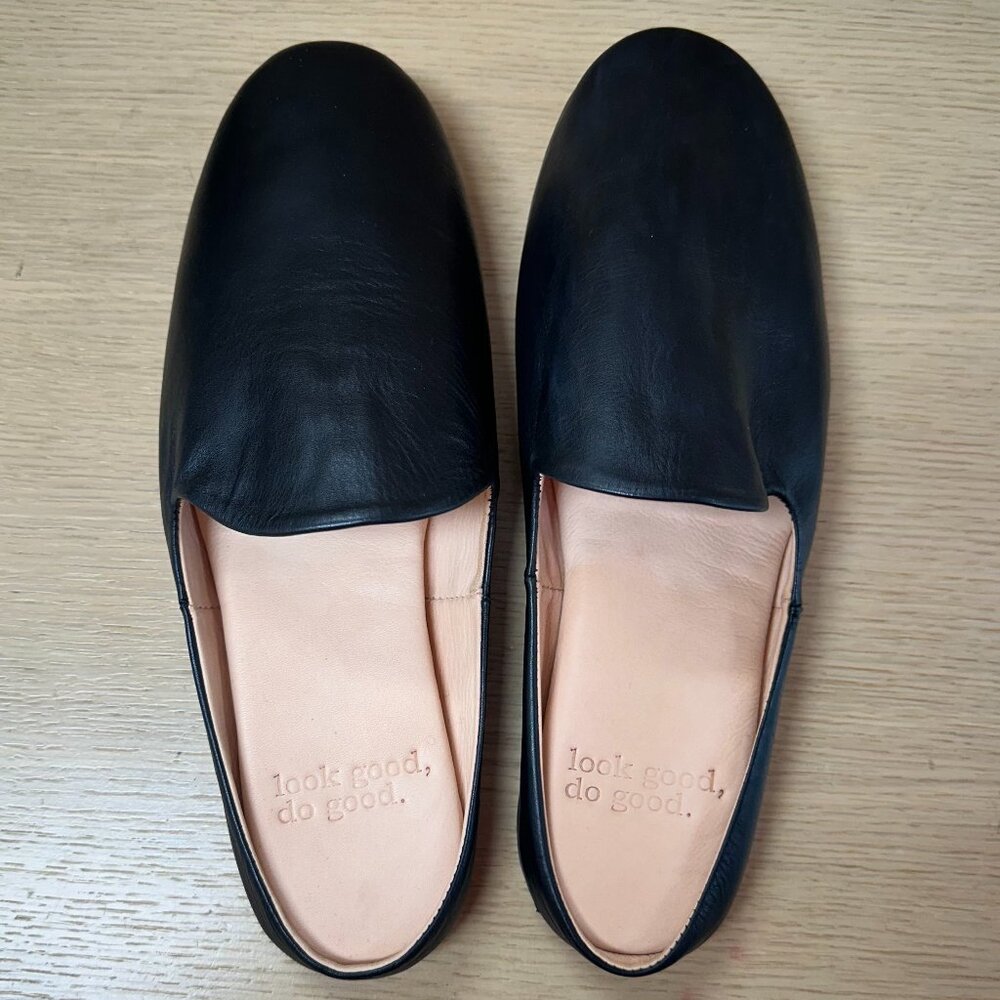 De Santos Lambskin Mules